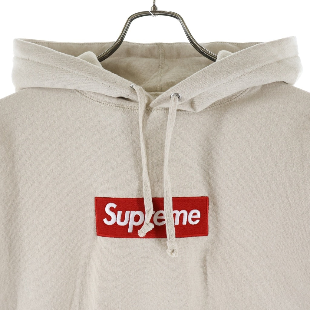 SUPREME(シュプリーム) 24AW Box Logo Hooded Sweatshirt ボックスロゴ プルオーバー 長袖スウェットパーカー フーディ ベージュ