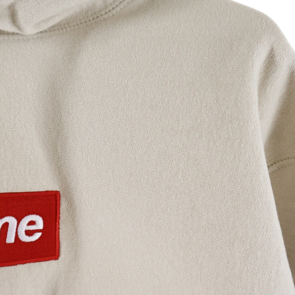 SUPREME(シュプリーム) 24AW Box Logo Hooded Sweatshirt ボックスロゴ プルオーバー 長袖スウェットパーカー フーディ ベージュ