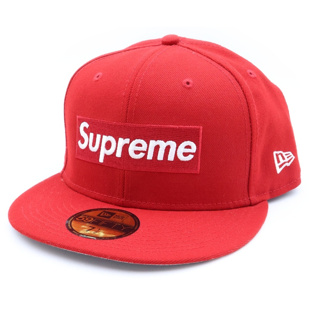 SUPREME(シュプリーム) 21SS ×NEW ERA 59FIFTY Champions Box Logo Cap ニューエラ フィフティーナインフィフティー チャンピオンズ ボックスロゴ ベースボールキャップ 帽子 レッド