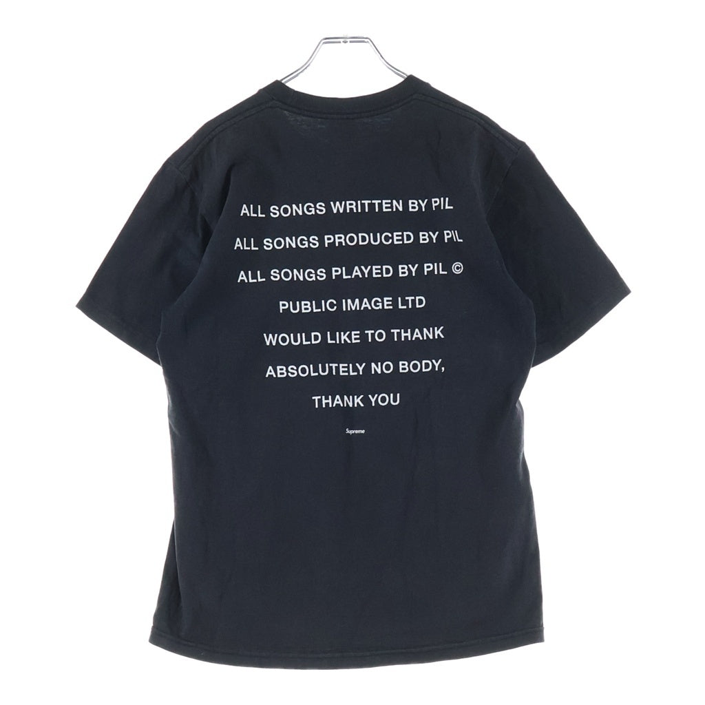 SUPREME(シュプリーム) 22AW PiL TEe パイル クルーネック半袖Tシャツカットソー ブラック