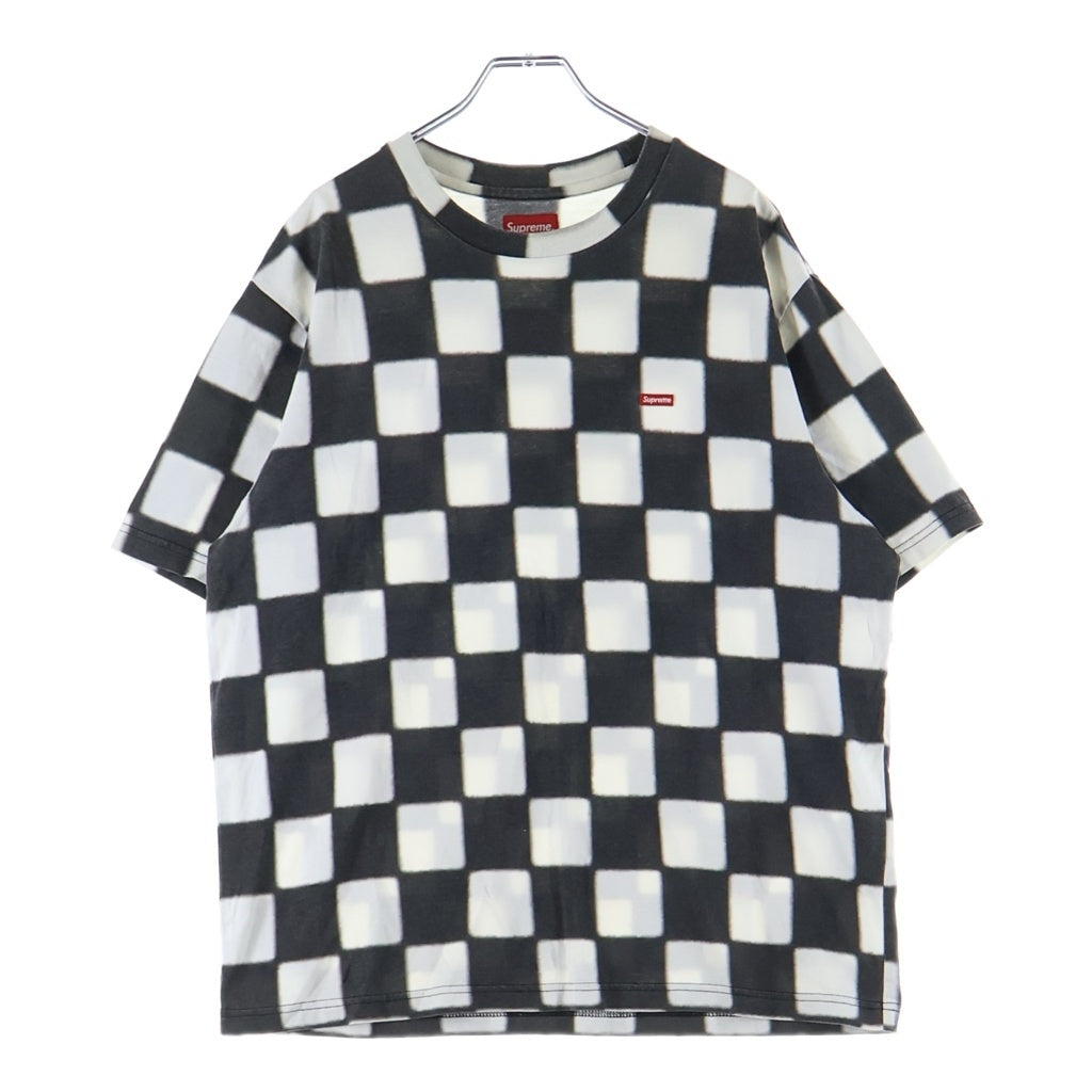 SUPREME(シュプリーム) 20SS Small Box Logo Tee Checkerboard チェックボード ボックスロゴ クルーネック半袖Tシャツカットソー ホワイト/ブラック