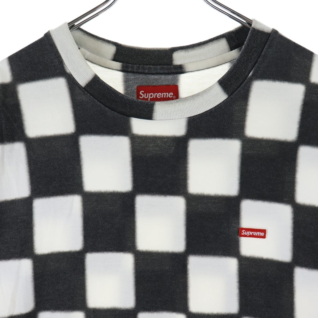 SUPREME(シュプリーム) 20SS Small Box Logo Tee Checkerboard チェックボード ボックスロゴ クルーネック半袖Tシャツカットソー ホワイト/ブラック