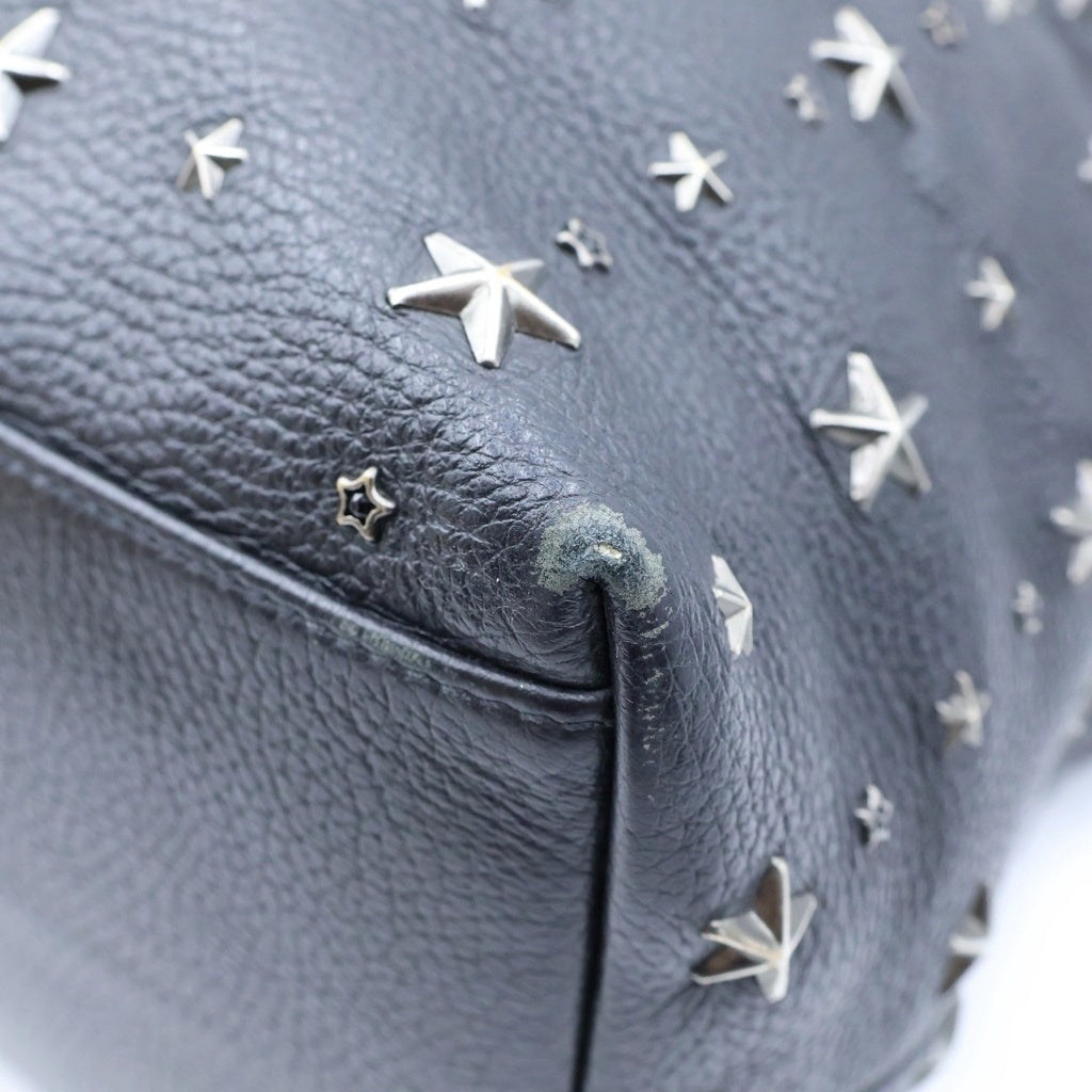 JIMMY CHOO(ジミーチュウ) SOFIA ソフィア レザー スタッズ トートバッグ ブラック レディース