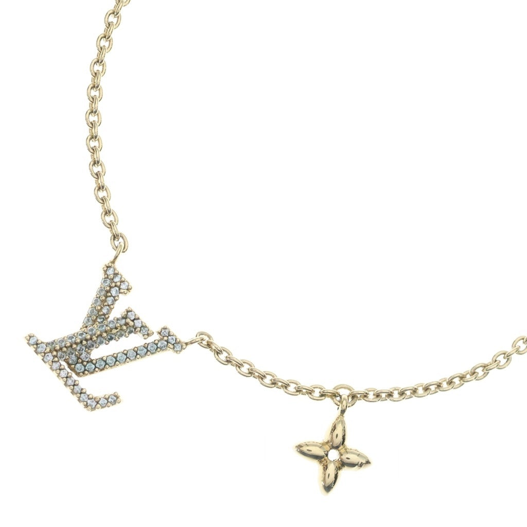 LOUIS VUITTON(ルイヴィトン) ネックレス LVアイコニック GP ロゴチェーンネックレス ゴールド M00596 レディース