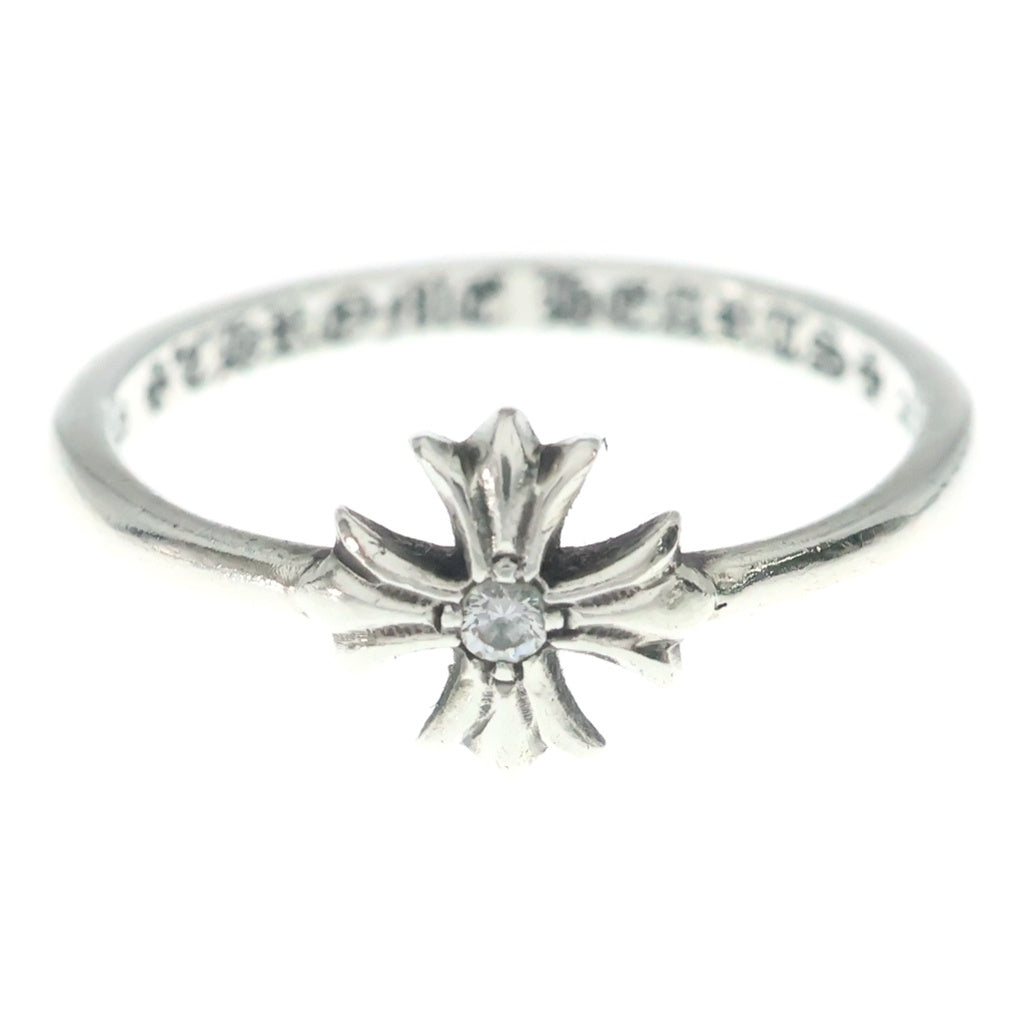 CHROME HEARTS(クロムハーツ) BUBBLEGUM CH PLS DIA バブルガムCHプラスリング 1ダイヤ シルバー レディース