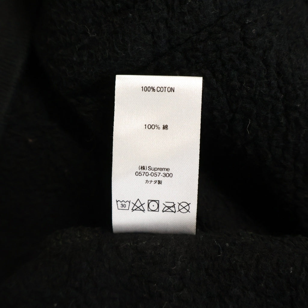 SUPREME(シュプリーム) 21AW ×Thrasher Hooded Sweatshirt スラッシャー 長袖フーディー プルオーバーパーカー ブラック