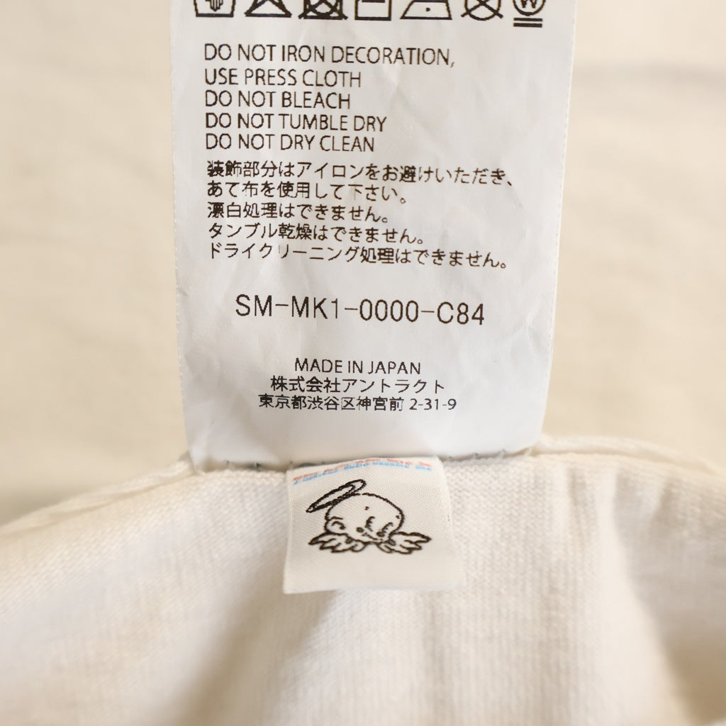 SAINT MICHAEL(セントマイケル) 時をかける少女 × GEEKS RULE 時をかける少女_SS T-SHIRT / SAINT クルーネック半袖Tシャツカットソー ホワイト SM-MK1-0000-C84