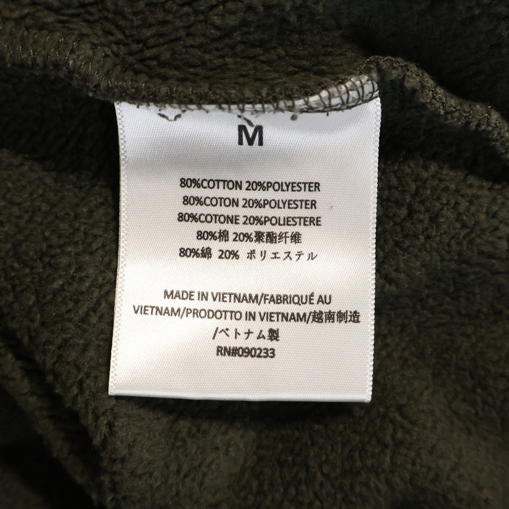 FEAR OF GOD ESSENTIALS(フィアオブゴッド エッセンシャルズ) バックラバーロゴプリント 長袖ポロスウェットシャツ トレーナー カーキ
