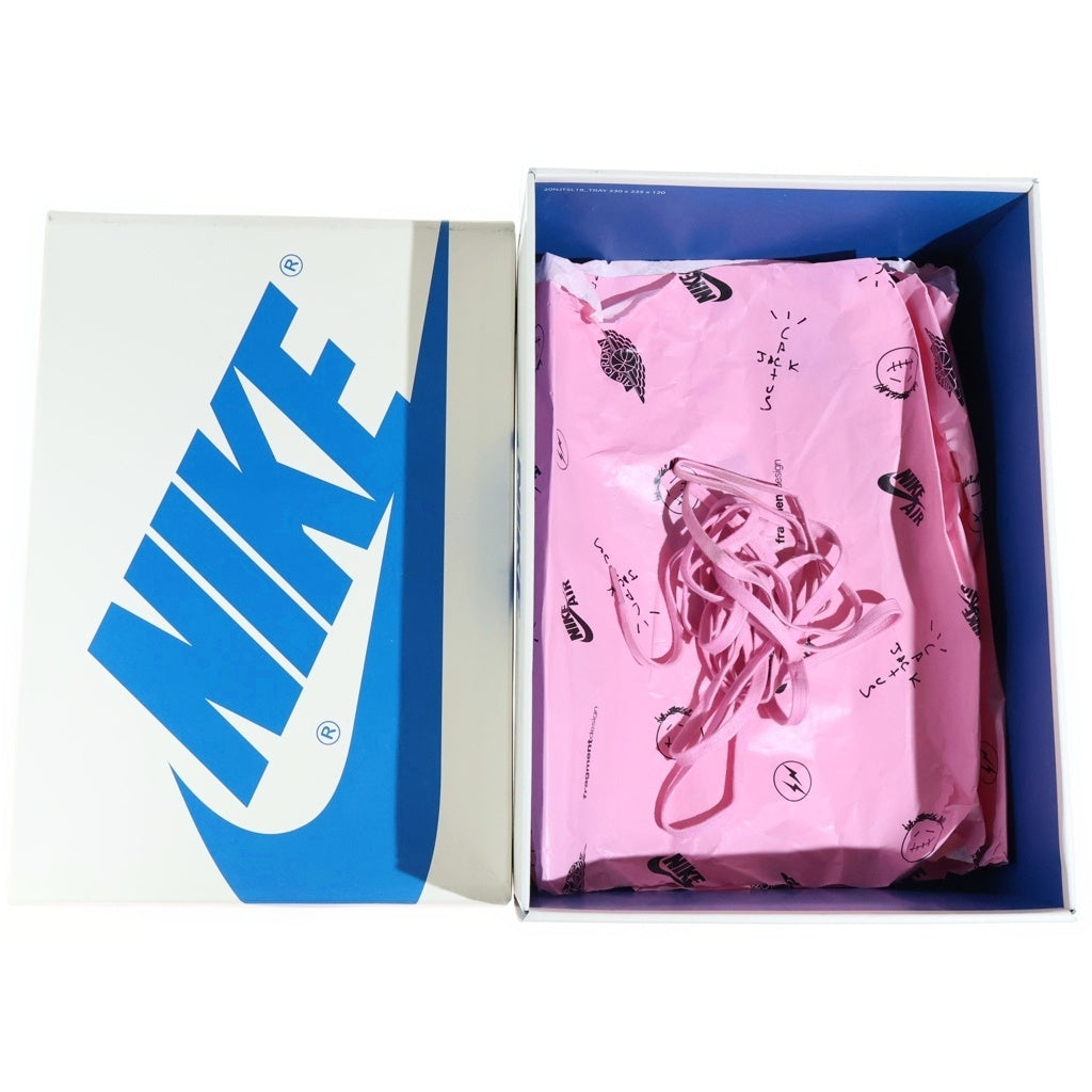 NIKE(ナイキ) ×TRAVIS SCOTT FRAGMENT DESIGN AIR JORDAN 1 LOW OG SP トラヴィススコット フラグメント エアジョーダン1 ローカットスニーカー US11/29cm ブラック/ブルー DM7866-140