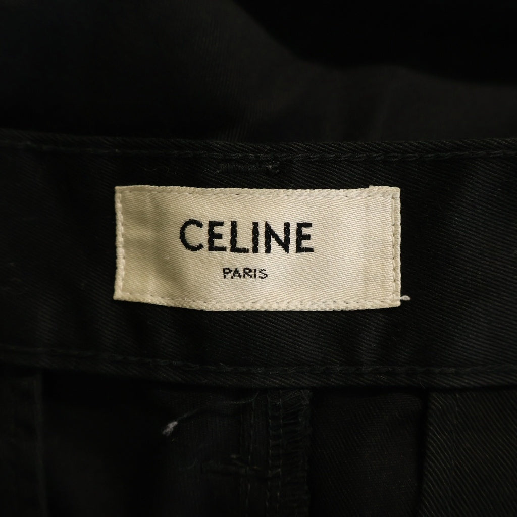 CELINE(セリーヌ) チノ コットンクロス スリム チノパンツ ブラック