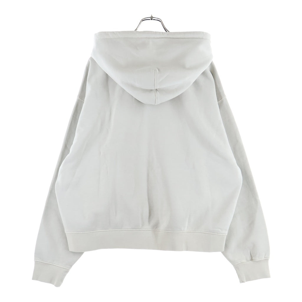 NIKE(ナイキ) 24SS ×STUSSY U NRG FZ Washed Fleece Hoodie Light Bone ステューシー ウォッシュド フリース フーディー ライトボーン ジップアップパーカー ホワイト FZ9990-072