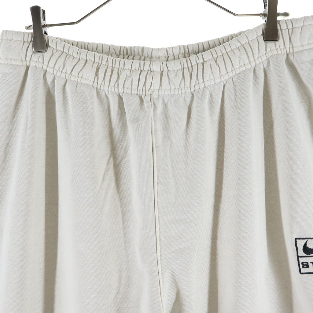 NIKE(ナイキ) 24SS ×STUSSY U NRG Washed Fleece Pant Light Bone ステューシー ウォッシュド フリース パンツ ライトボーン スウェットパンツ ホワイト FZ9992-072