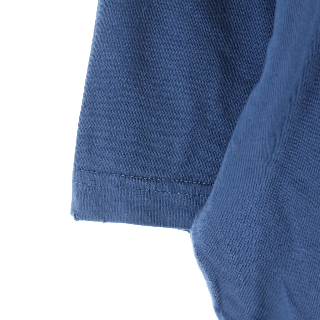 BALENCIAGA(バレンシアガ) BB Logo Tee ロゴ刺繍 クルーネック半袖Tシャツカットソー ネイビー 764235 TSVC9