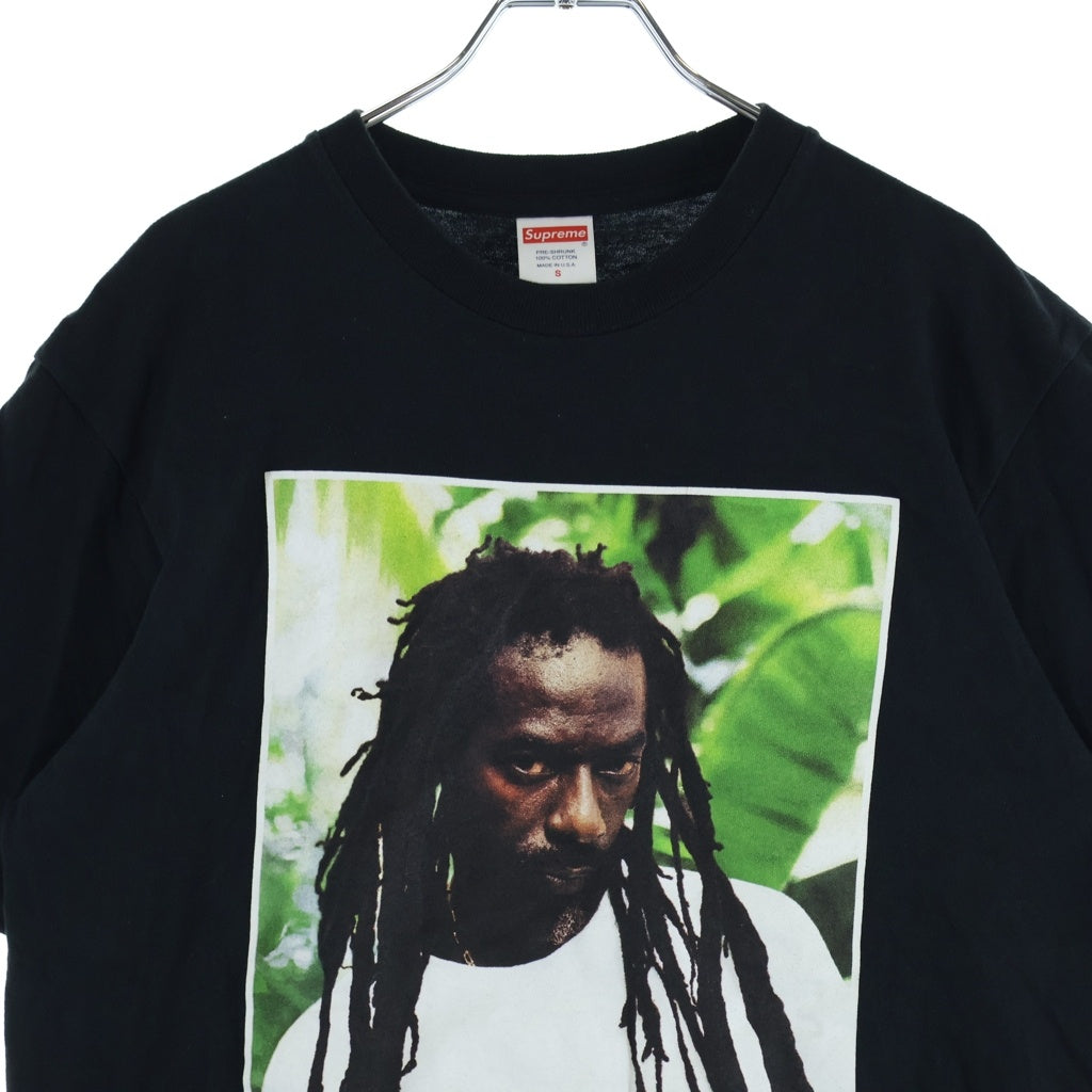 SUPREME(シュプリーム) 19SS Buju Banton ブジュ バントン フロントプリントクルーネック半袖Tシャツカットソー ブラック