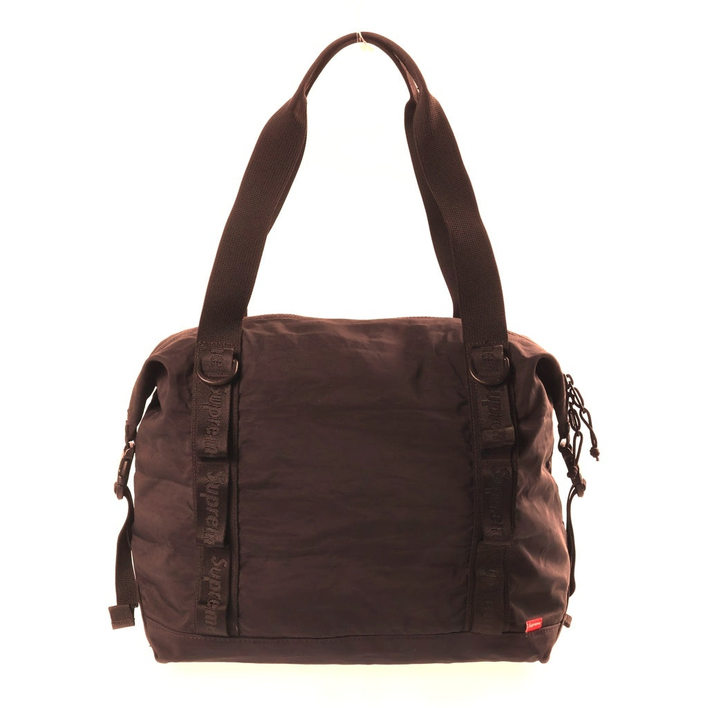 SUPREME(シュプリーム) 20AW Zip Tote ジップ ナイロントートバッグ ブラック レディース