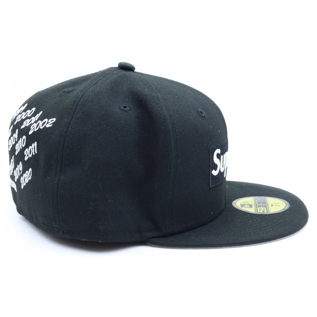 SUPREME(シュプリーム) 21SS ×NEW ERA Champions Box Logo ニューエラ チャンピオンズ ボックスロゴ ベースボールキャップ 帽子 ブラック