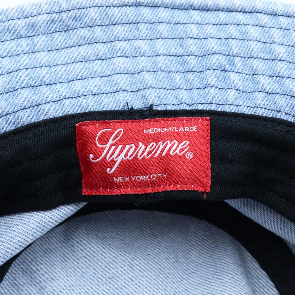 SUPREME(シュプリーム) 23SS Outline Crusher Hat アウトライン クラッシャー デニムバケットハット 帽子 インディゴ