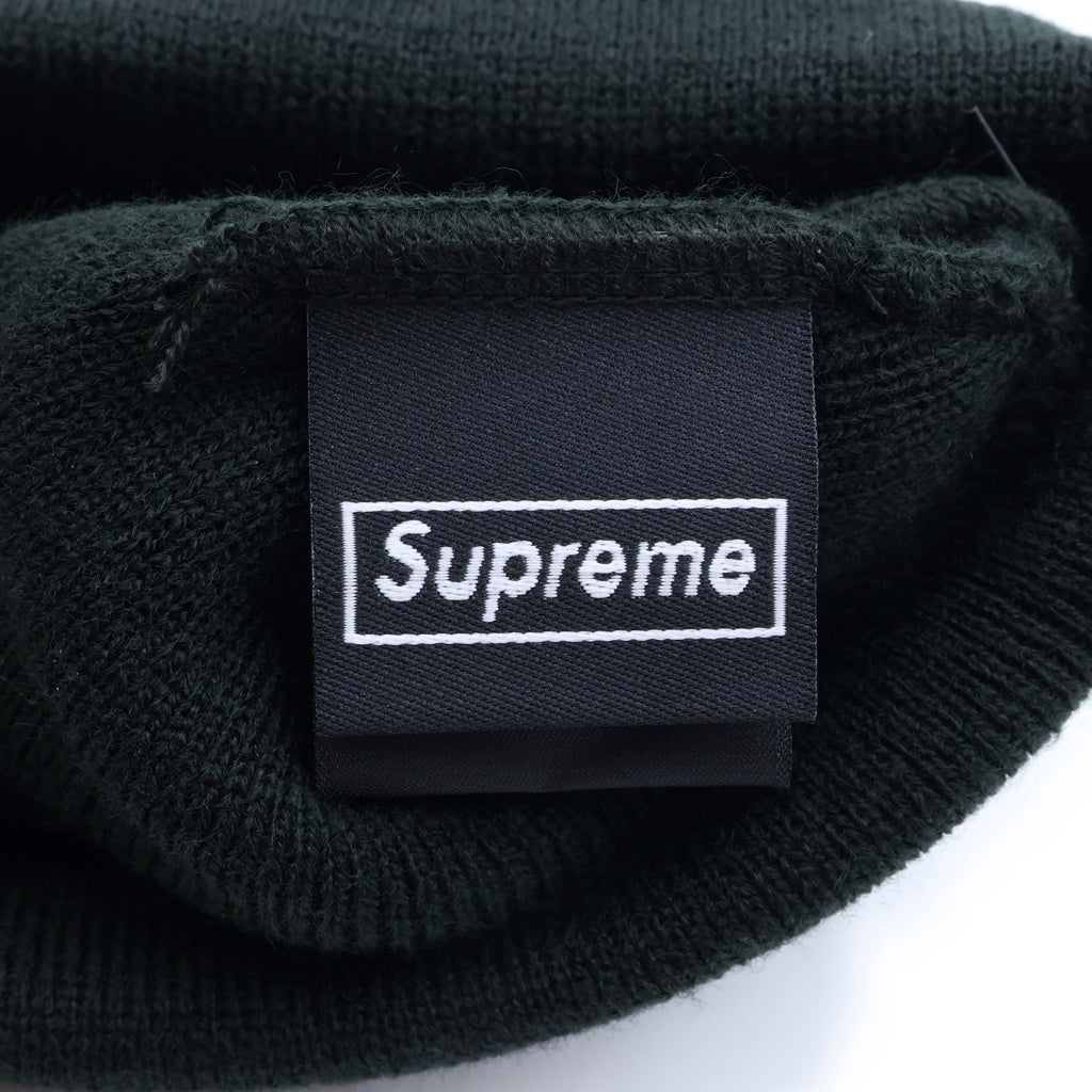 SUPREME(シュプリーム) 24AW×NEW ERA Box Logo Beanie ニューエラ ボックスロゴ ニットビーニー 帽子 ブラック