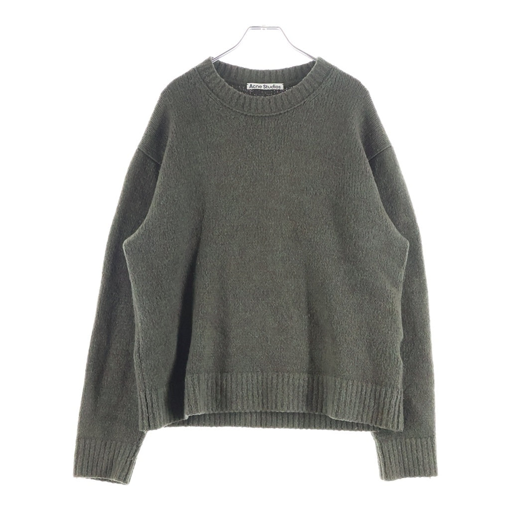 Acne Studios(アクネ ストゥディオズ) CREWNECK JUMBER クルーネック ジャンパー 長袖ニットセーター ブラウン B60382- FN-MN-KNIT000569 B60382