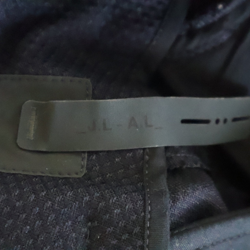 _J.L - A.L_(ジェイラル) サイドスナップボタン 変形パンツ ネイビー