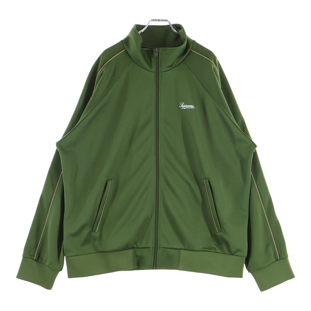 SUPREME(シュプリーム) 24SS Tricot Track Jacket トリコット クラシックロゴ刺繍 トラックジャケット カーキ