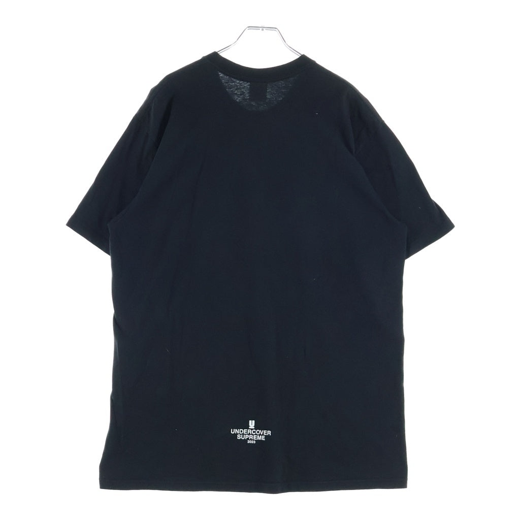 SUPREME(シュプリーム) 23SS ×UNDERCOVER Face Tee アンダーカバー フロントプリント フェイス クルーネック半袖Tシャツカットソー ブラック
