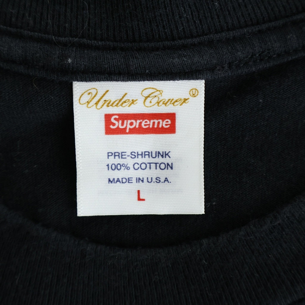 SUPREME(シュプリーム) 23SS ×UNDERCOVER Face Tee アンダーカバー フロントプリント フェイス クルーネック半袖Tシャツカットソー ブラック