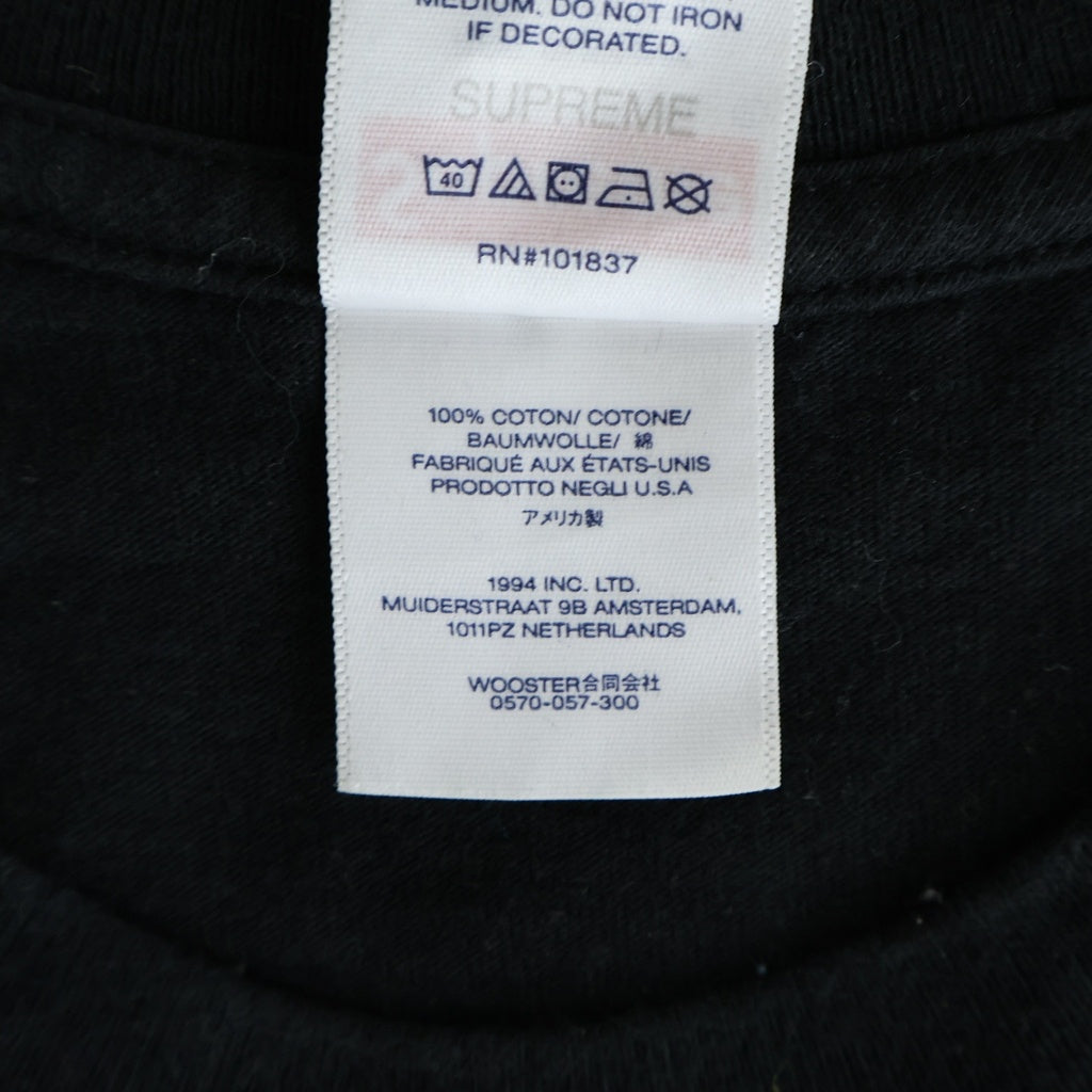 SUPREME(シュプリーム) 24SS Future Box Rogo Tee フューチュラ ボックス ロゴ クルーネック半袖Tシャツカットソー ブラック