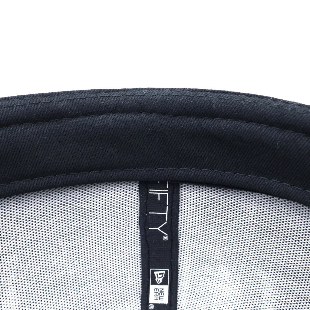 SUPREME(シュプリーム) 22AW ×NEW ERA New York Yankees ×ニューエラ マルチロゴ刺繍 ベースボールキャップ 帽子 ブラック