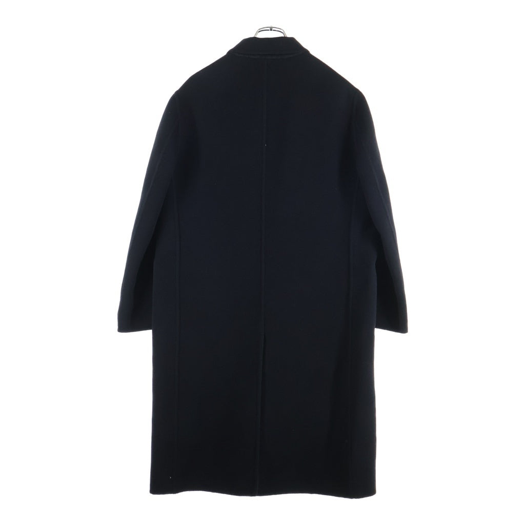 FENDI(フェンディ) ウール混 3つボタン ロングチェスターコート ブラック FF0770 AP0L