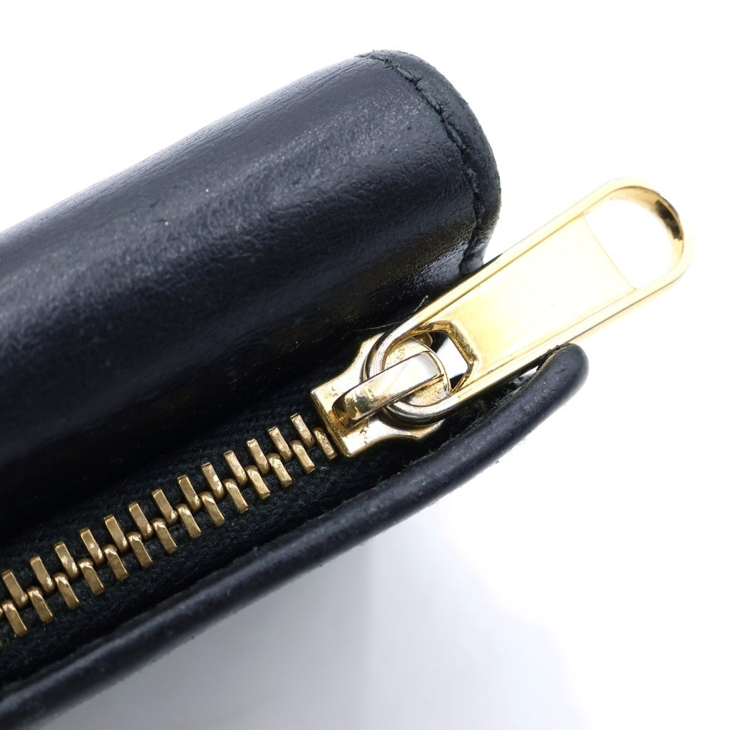 GUCCI(グッチ) ホースビット 1955 ミニウォレット 3つ折り財布 ブラック ブラック/ゴールド 644462 レディース