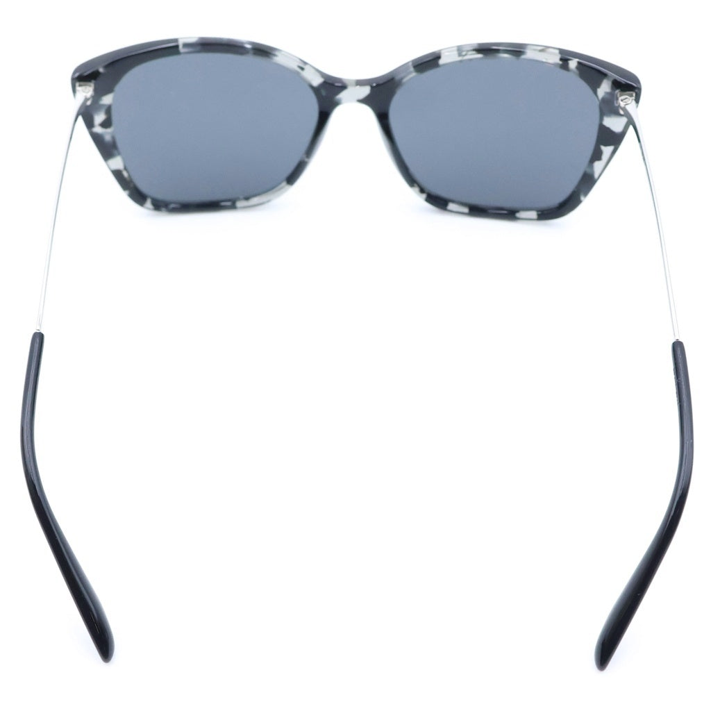PRADA(プラダ) キャットアイマーブルサングラス アイウェア メガネ 54□17 145 ブラック/シルバー SPR-12X レディース