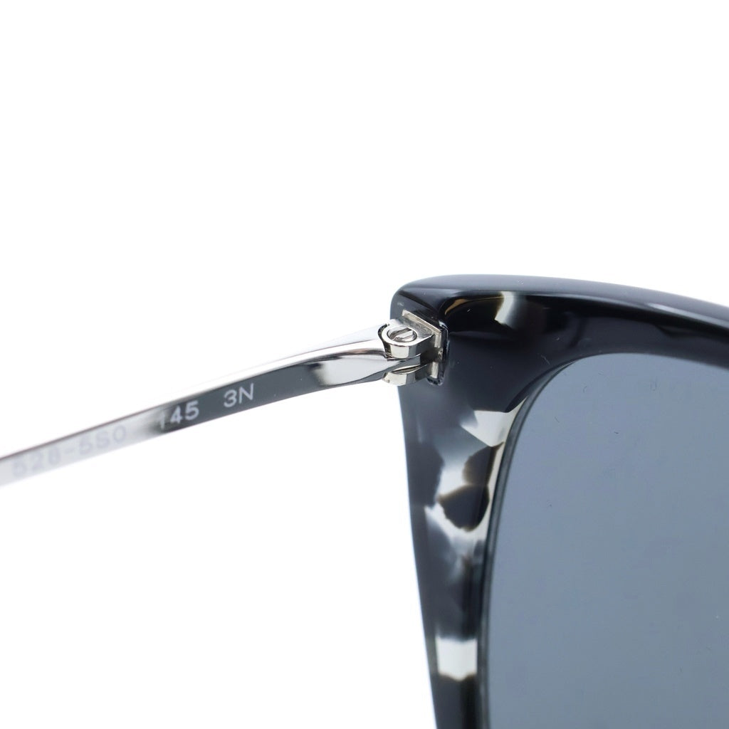 PRADA(プラダ) キャットアイマーブルサングラス アイウェア メガネ 54□17 145 ブラック/シルバー SPR-12X レディース