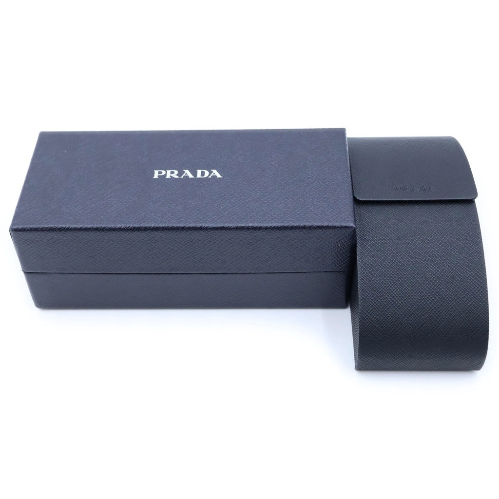 PRADA(プラダ) キャットアイマーブルサングラス アイウェア メガネ 54□17 145 ブラック/シルバー SPR-12X レディース