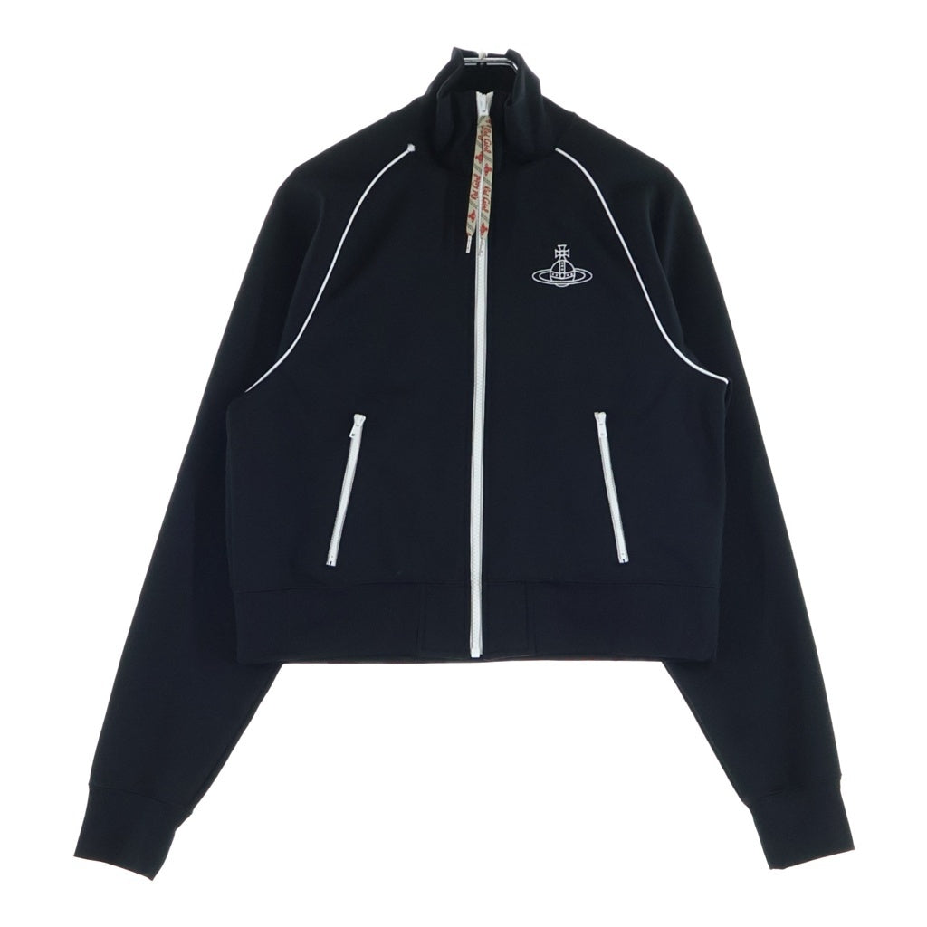 Vivienne Westwood Red Label(ヴィヴィアンウエストウッドレッドレーベル) オーブロゴ刺繍エンブロイダリー トラックジャージ ブラック 16-12-452011 レディース