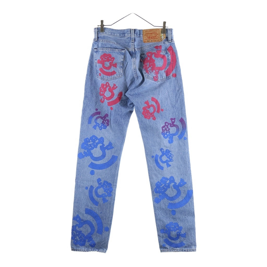 DENIM TEARS(デニムティアーズ) ×Levi's Bstroy Tears ライトウォッシュ ブルー/ピンク PC9-A1592-0002