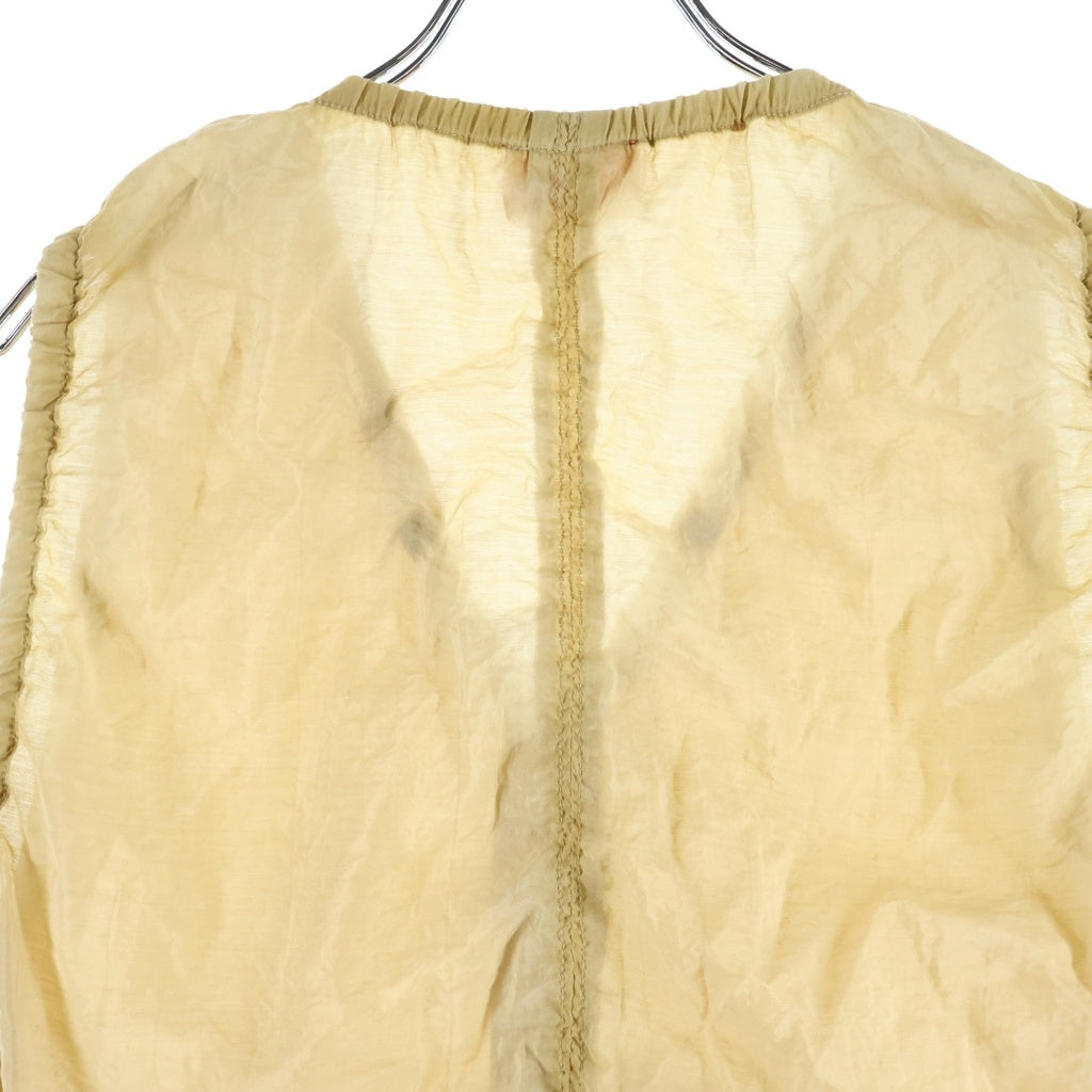 DIESEL(ディーゼル) D-RESDEN DRESS ノースリーブ Vネック カーゴワンピース ライトブラウン レディース A19418