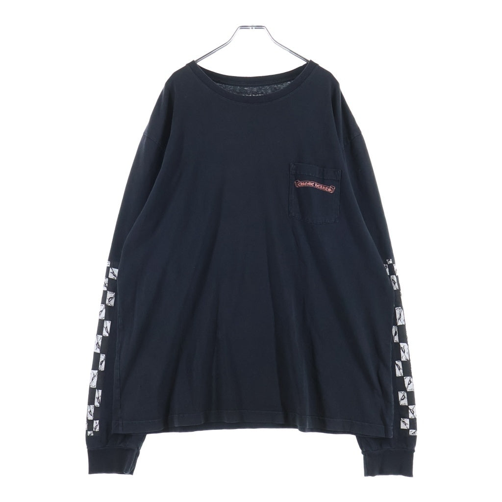 CHROME HEARTS(クロムハーツ) × MATTY BOY PPO PRETENSE LONG SLEVE TEE マッティボーイ プレテンス クルーネック長袖Tシャツカットソー ロンT ブラック