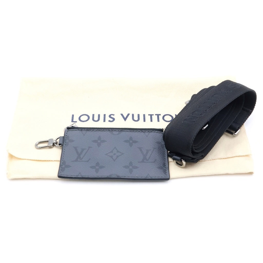 LOUIS VUITTON(ルイヴィトン) モノグラム・エクリプス ガストン・ウエアラブル ウォレット ショルダーバッグ ブラック M81124