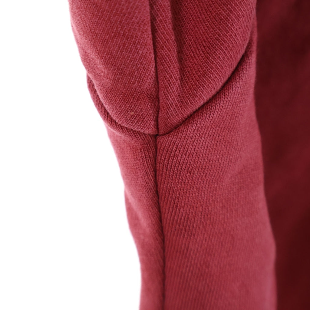 GEN_DAI(ゲンダイ) DAMAGE ZIP HOODIE ダメージ ジップアップフーディ レッド