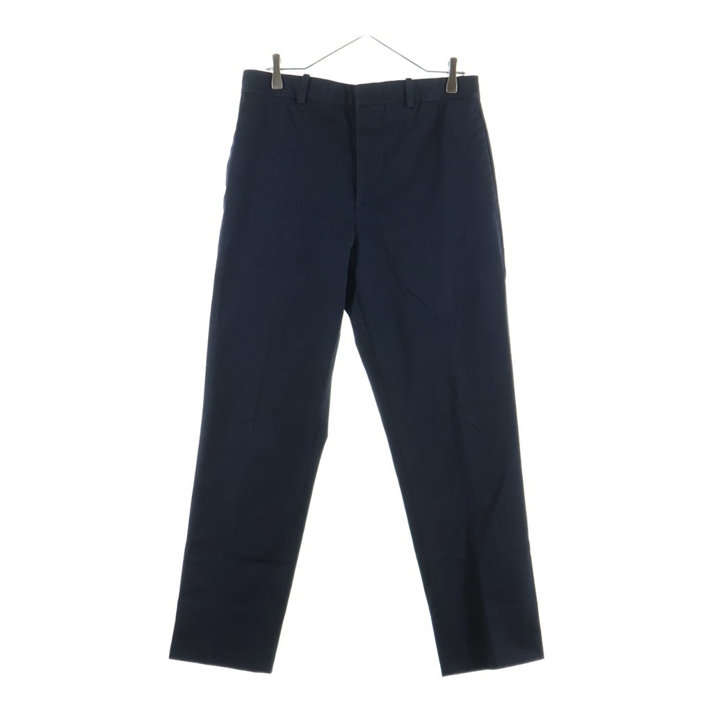 JIL SANDER(ジルサンダー) 23SS コットンギャバ チノクロス テーパードパンツ ネイビー J23KA0002 J45135