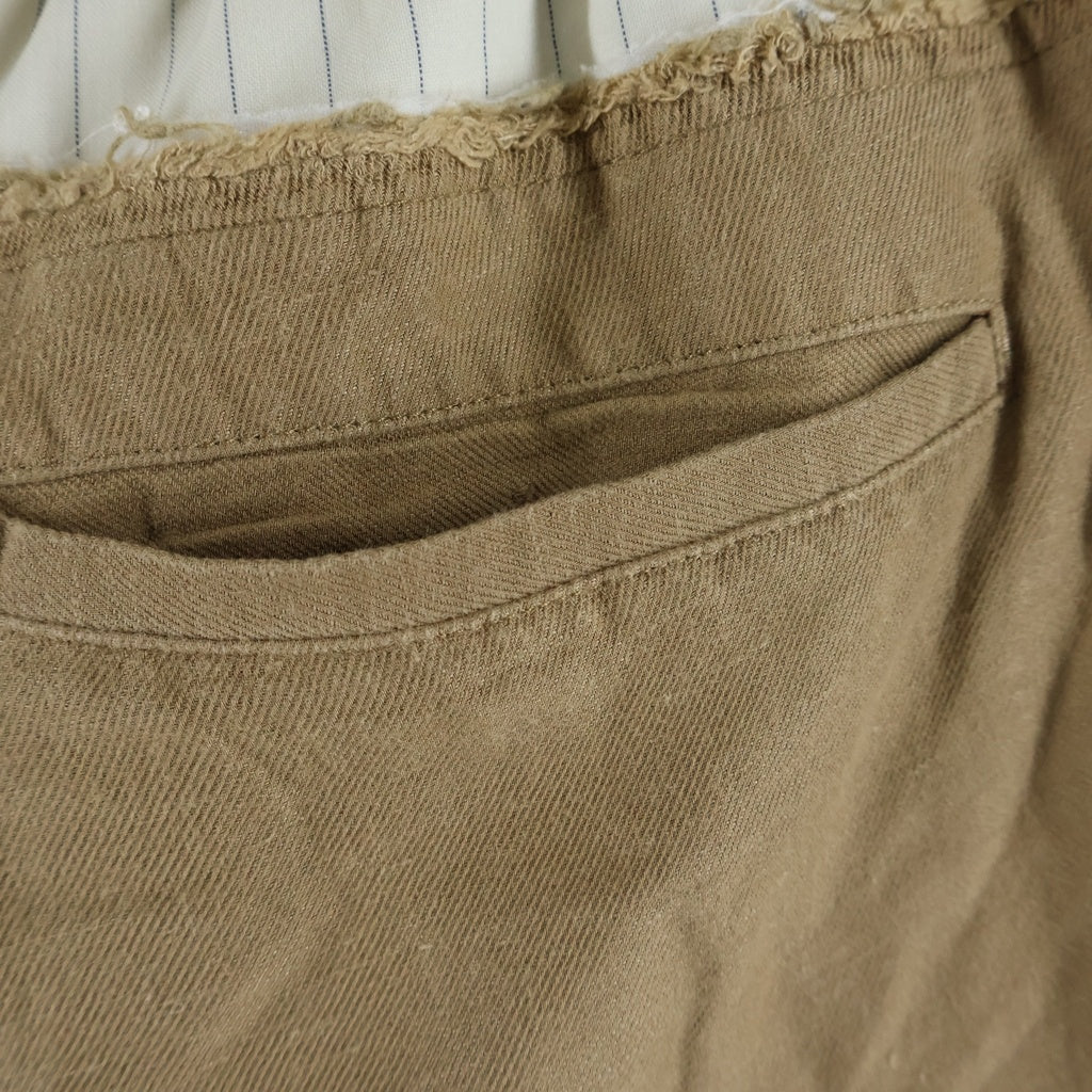 KITH(キス) &Kin Linen Viscose Twill Emil Short キン リネン ツイル エミル ショートパンツ ブラウン 26-032-060-0048-2-0