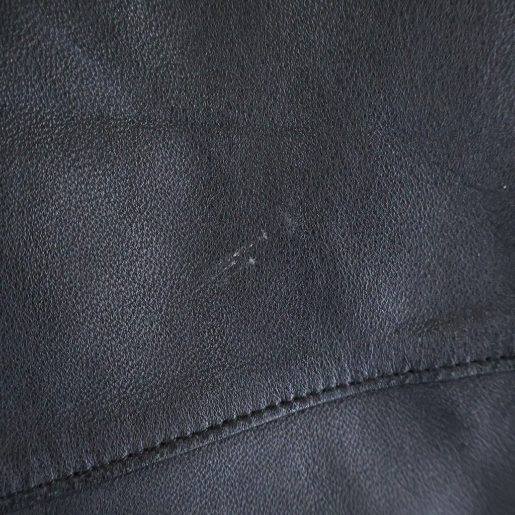 AVIREX(アヴィレックス) 20AW GLAMOROUS GLENNIS LEATHER TRACK JACKET グラマラス グレニス フーデッドレザートラックジャケット ブラック 6101054