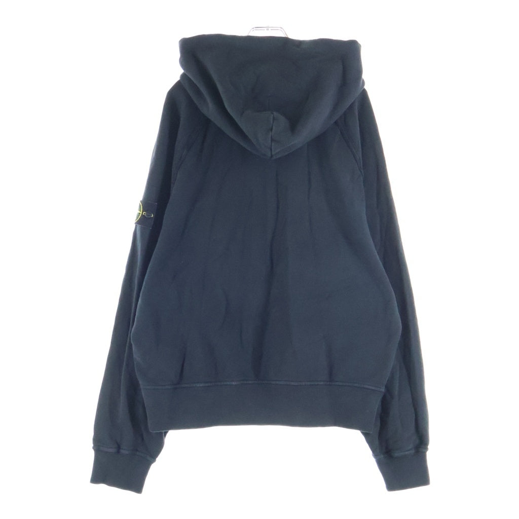 STONE ISLAND(ストーンアイランド) 25AW Ghost Sweat ゴースト プルオーバー長袖スウェットパーカーフーディ ブラック K2S156100023S0A20