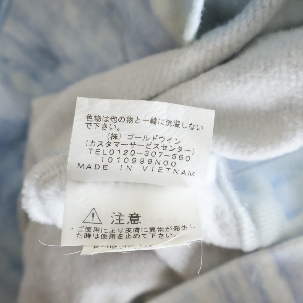 SUPREME(シュプリーム) 21SS ×THE NORTH FACE Ice Climb Hooded Sweatshirt ロゴ刺繍プルオーバーパーカーフーディー ブルー NT121001