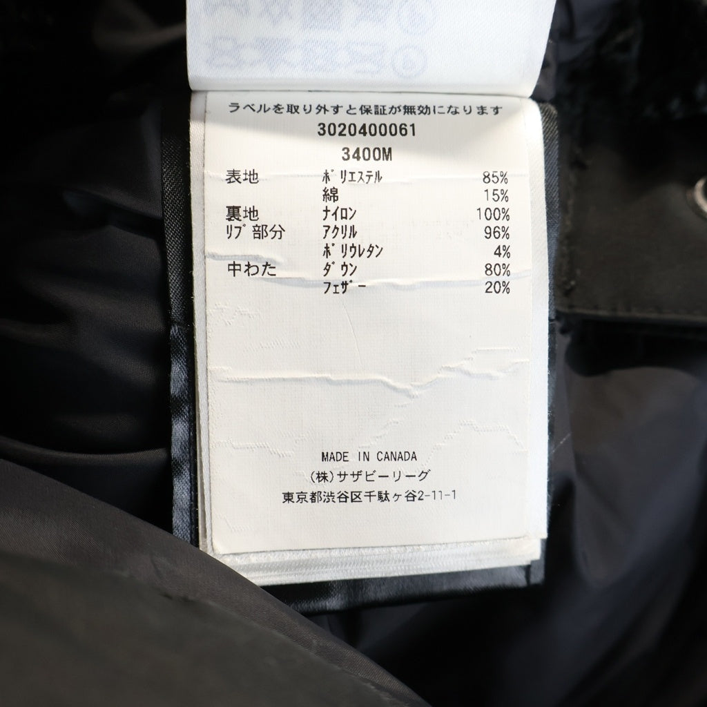 CANADA GOOSE(カナダグース) 3400M SANFORD PARKA サンフォード フーデッドダウンパーカー ブラック 3020400061