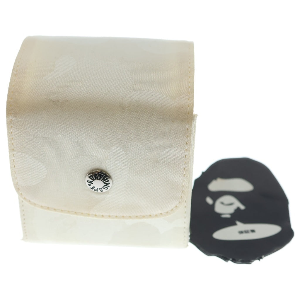 A BATHING APE(アベイシングエイプ) BAPEXベイペックス ラインストーン スワロフスキー 腕時計 シルバー