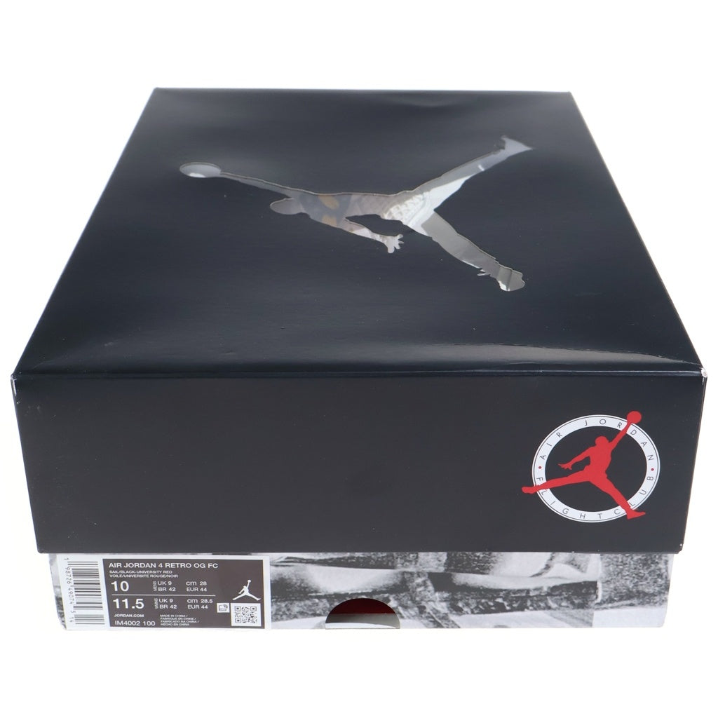 NIKE(ナイキ) AIR JORDAN 4 RETRO OG FC FLIGHT CLUB エアジョーダン4 フライトクラブ ハイカットスニーカー ホワイト US10/28cm IM4002-100