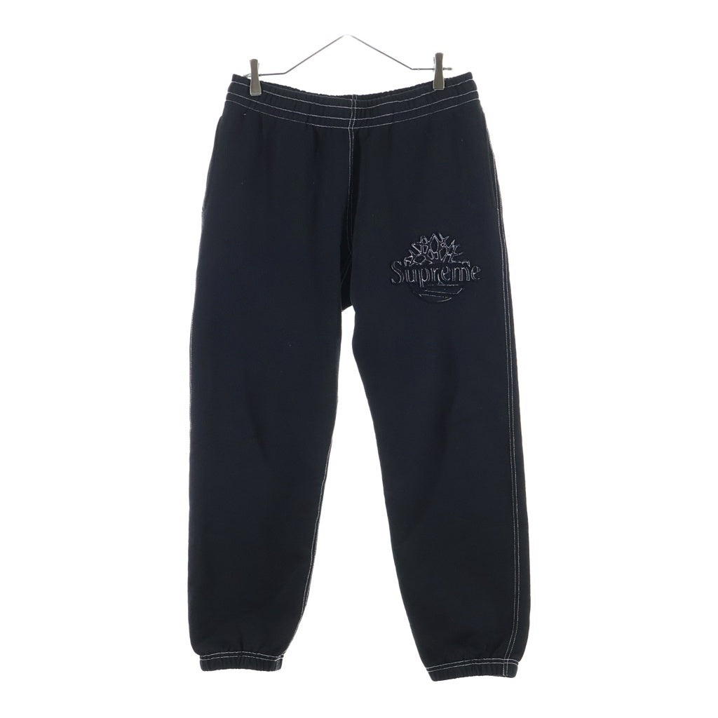 SUPREME(シュプリーム) 23SS ×Timberland Sweatpant ティンバーランド フロントロゴ刺繍 スウェットパンツ ブラック