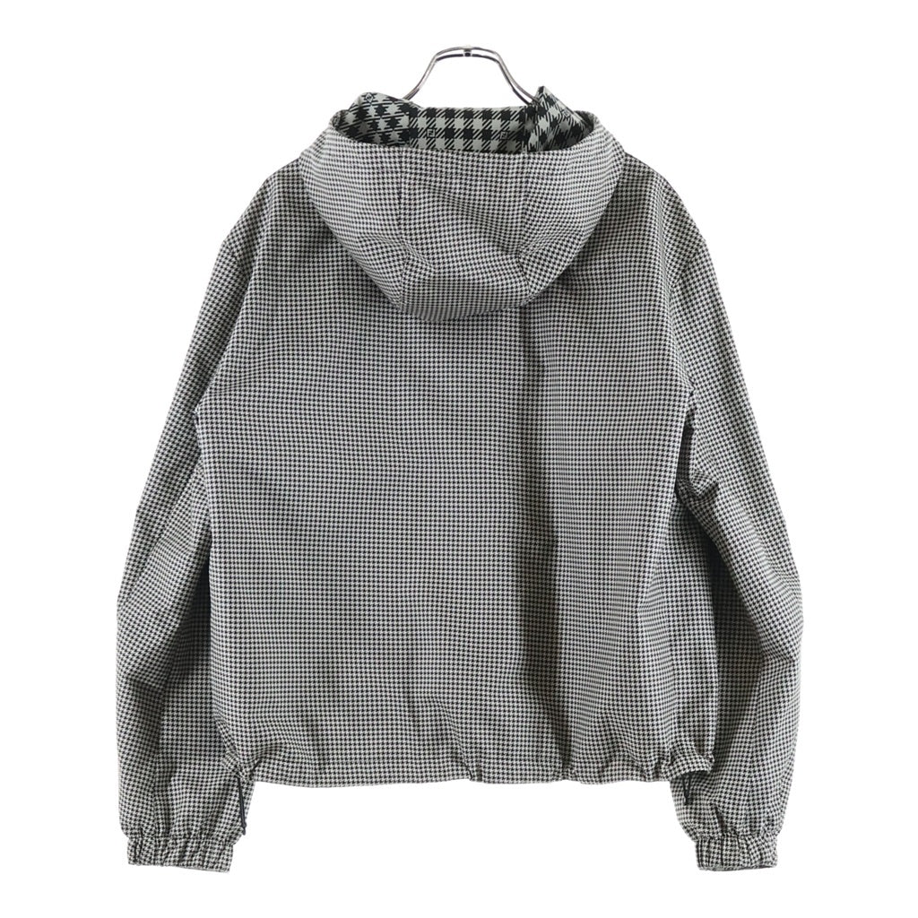 FENDI(フェンディ) ZUCCA REVERSIBLE JACKET ズッカ ドット 千鳥格子 リバーシブル ジャケット グレー FAA865